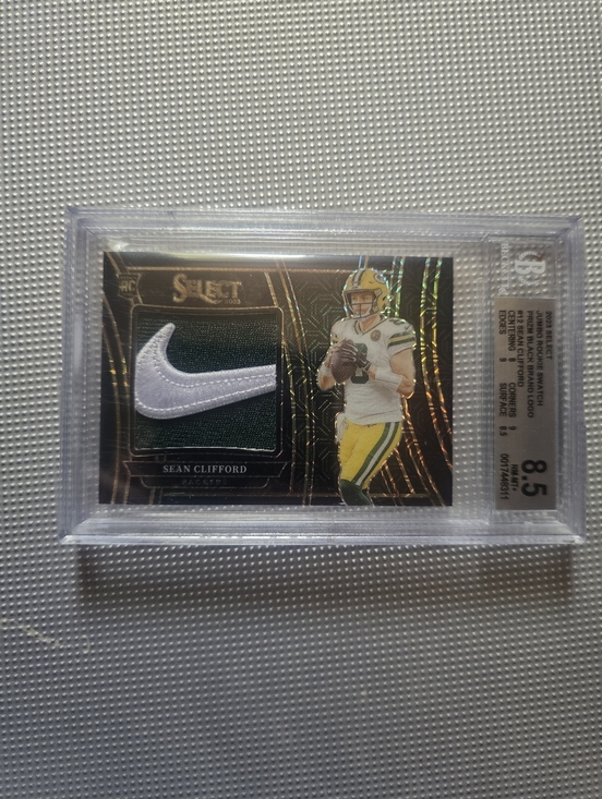 Panini Other - 2023 Select Jumbo Rookie Switch Prizm Black 1/1 Sean Clifford Beckett 8.5!